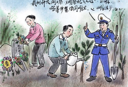 清明节漫画,漫画中的传统节日情感表达